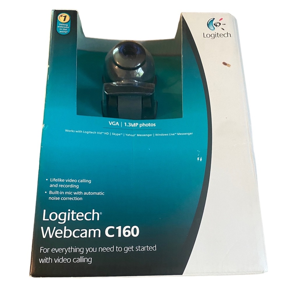 Logitech webcam c160m new in box
